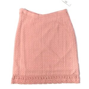 Kate Hill Pink Knitted Stretch Pull On Pencil Skirt Size XL